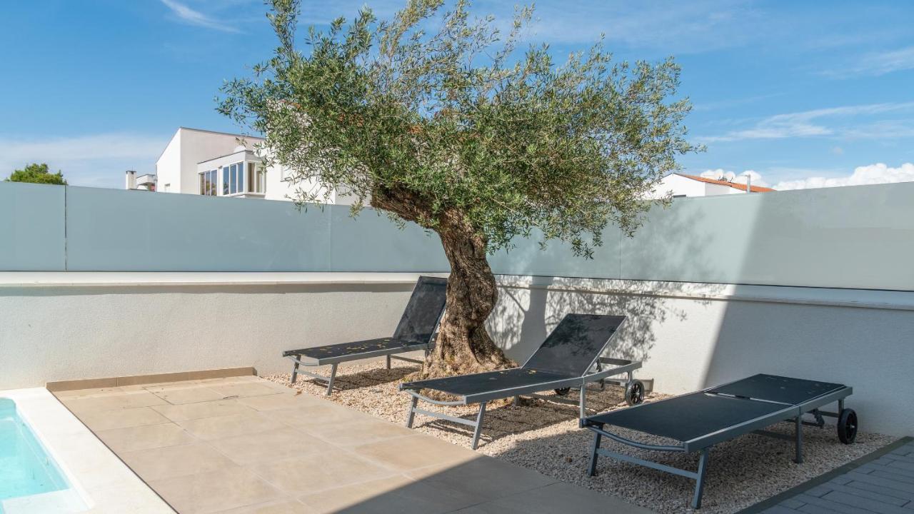 Villa DEA mit privatem beheiztem Pool Vrsi Buitenkant foto