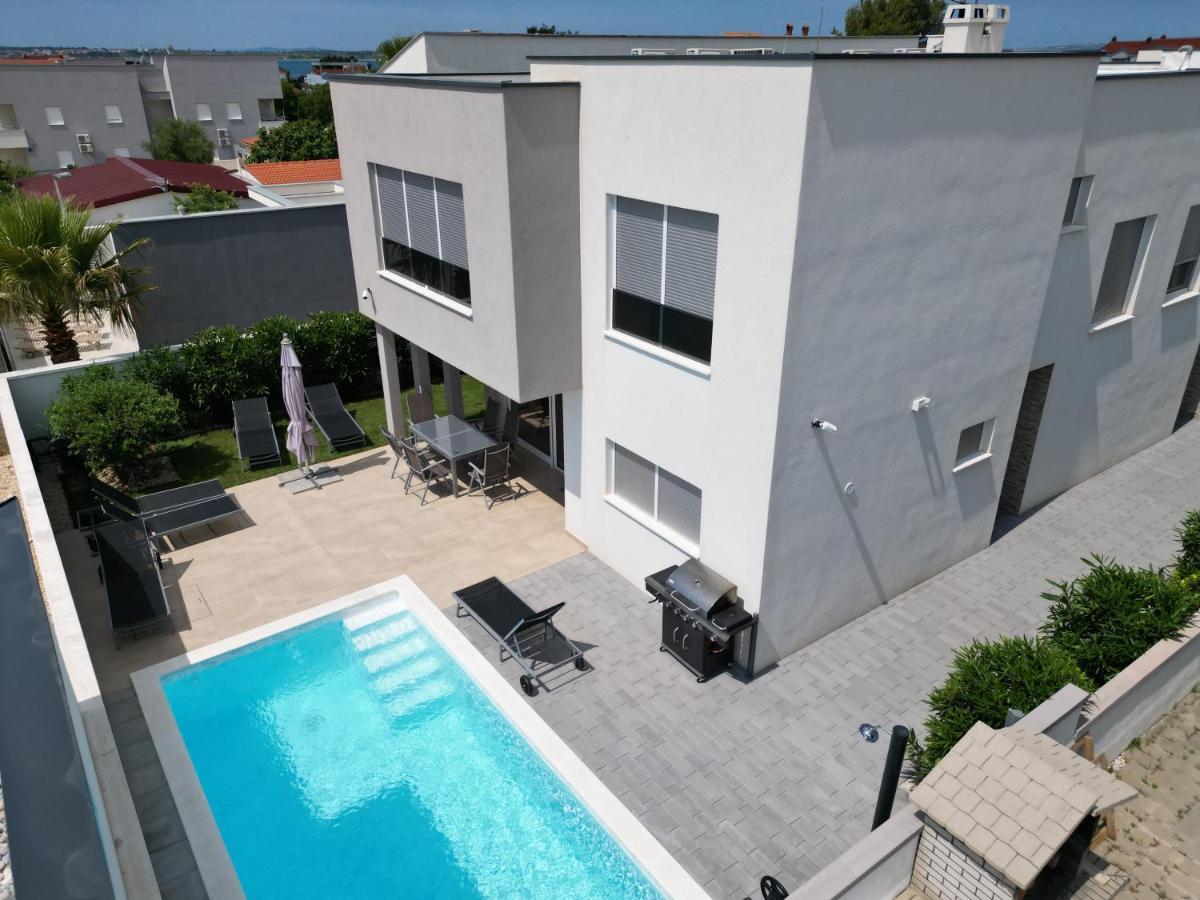 Villa DEA mit privatem beheiztem Pool Vrsi Buitenkant foto
